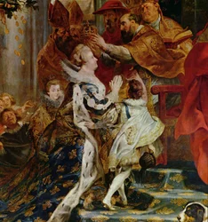 Krönung Maria de Medicis in St. Denis in Paris